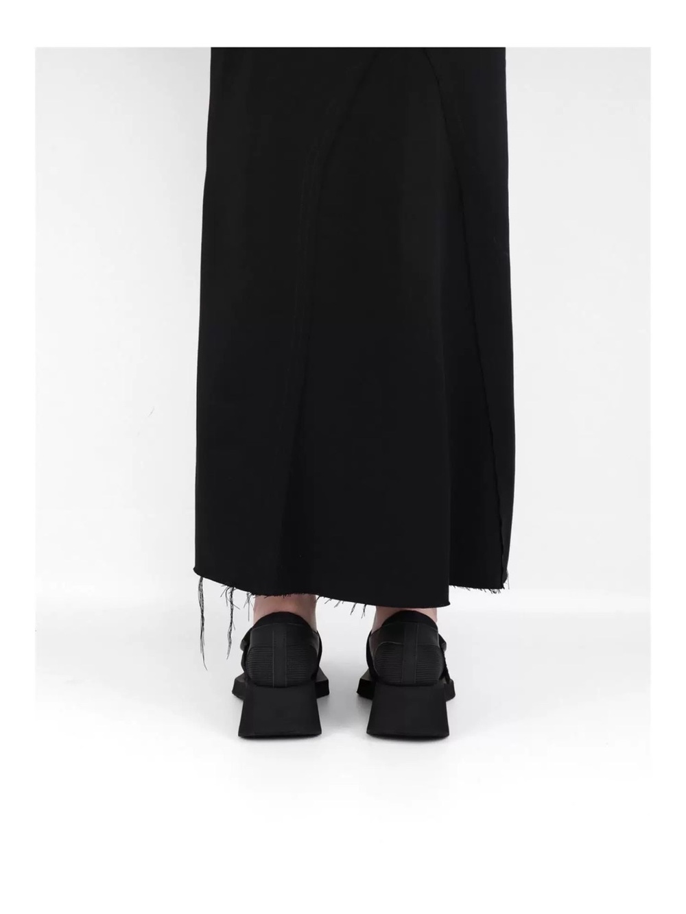 Black Leather Mary Jane Sport Flats - Picture 9 of 11